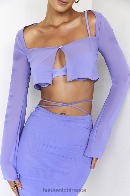 House of CB cache-maillot violet de marseille N888H1218 vêtements