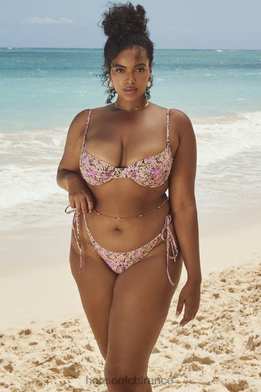 House of CB haut de bikini à armatures fleuri olive monaco N888H1230 vêtements