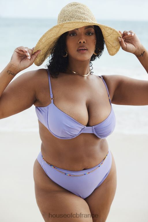 House of CB haut de bikini à armatures violet monaco N888H1232 vêtements