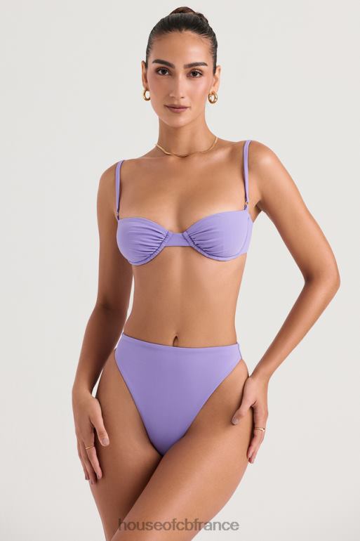 House of CB haut de bikini à armatures violet monaco N888H1232 vêtements