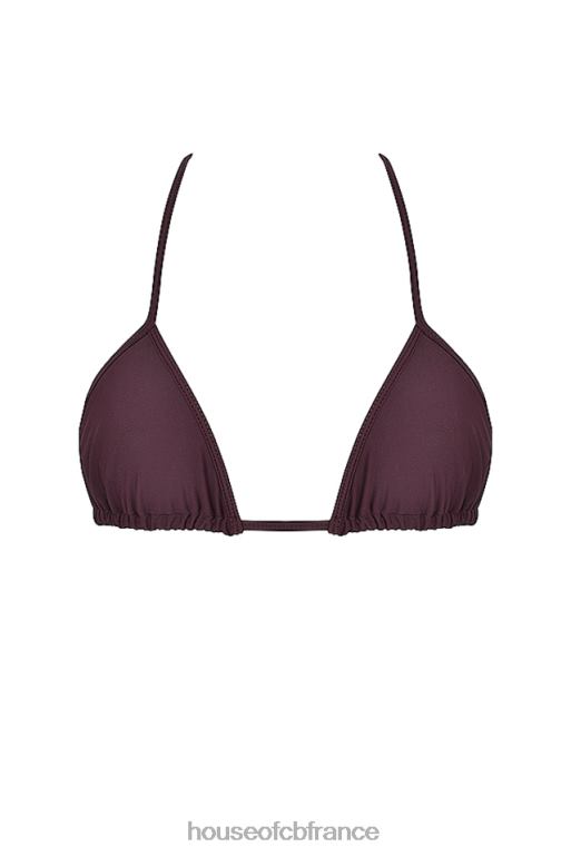 House of CB haut de bikini triangle bali cacao N888H1191 vêtements