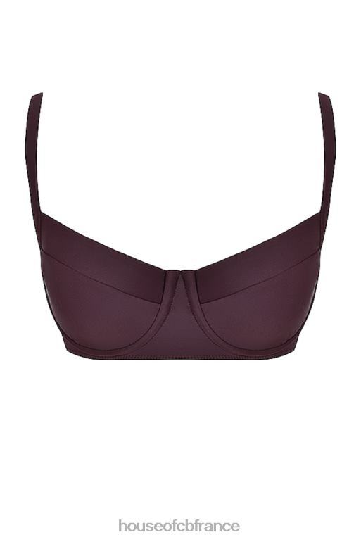 House of CB lourdes cacao haut de bikini à armatures N888H1178 vêtements