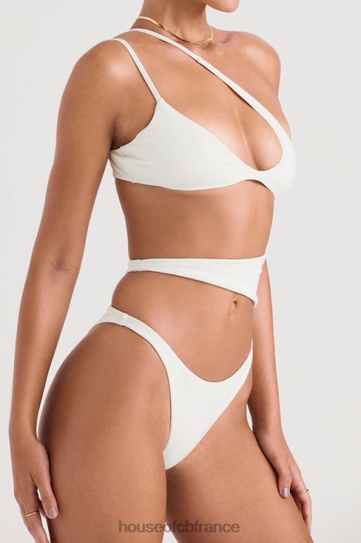 House of CB Lafayette - Maillot de bain asymétrique ivoire à découpes N888H1221 vêtements