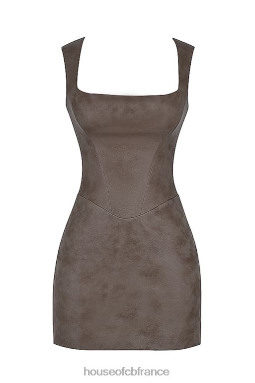 House of CB Mini-robe corset Pandora moka N888H144 vêtements