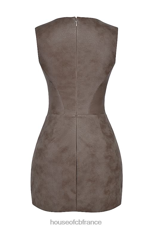 House of CB Mini-robe corset Pandora moka N888H144 vêtements