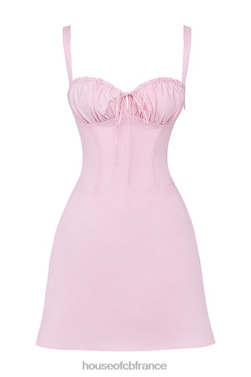 House of CB Mini-robe corset rose bébé Carlotta N888H258 vêtements