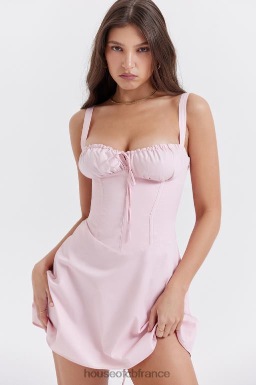 House of CB Mini-robe corset rose bébé Carlotta N888H258 vêtements