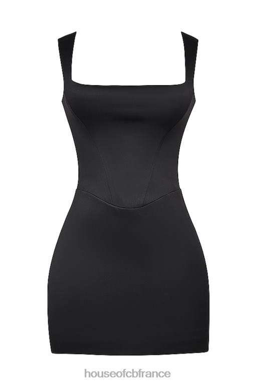 House of CB enya mini-robe corset noire N888H232 vêtements