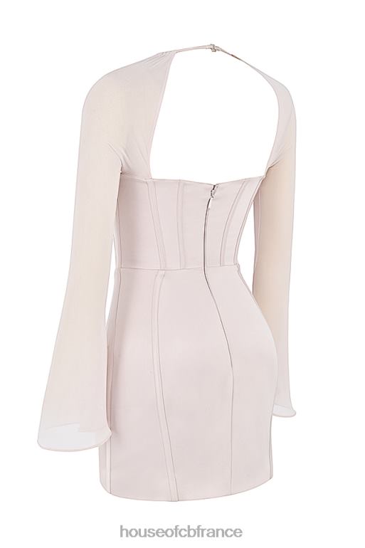 House of CB isra - robe corset en satin à cristaux N888H494 vêtements