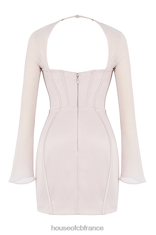 House of CB isra - robe corset en satin à cristaux N888H494 vêtements