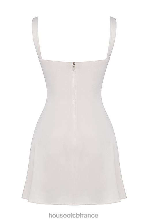 House of CB kara vintage crème mini robe N888H285 vêtements