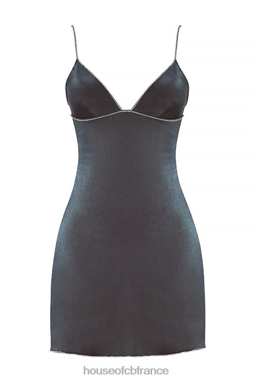 House of CB maisie mini-robe irisée graphite N888H333 vêtements
