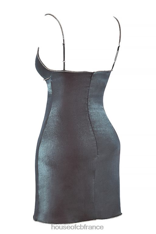 House of CB maisie mini-robe irisée graphite N888H333 vêtements
