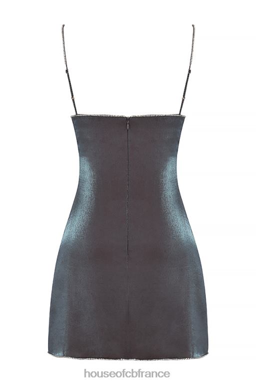 House of CB maisie mini-robe irisée graphite N888H333 vêtements