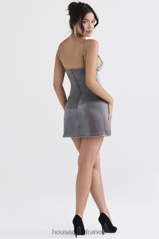House of CB maisie mini-robe irisée graphite N888H333 vêtements