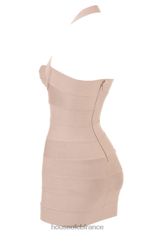 House of CB maliha latte - robe courte à bandes N888H453 vêtements