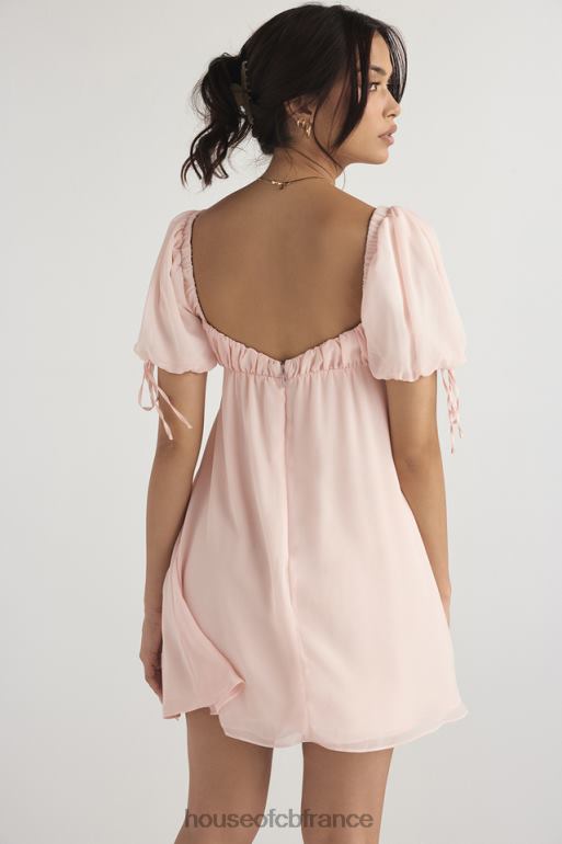 House of CB mini-robe princesse quartz rose N888H434 vêtements