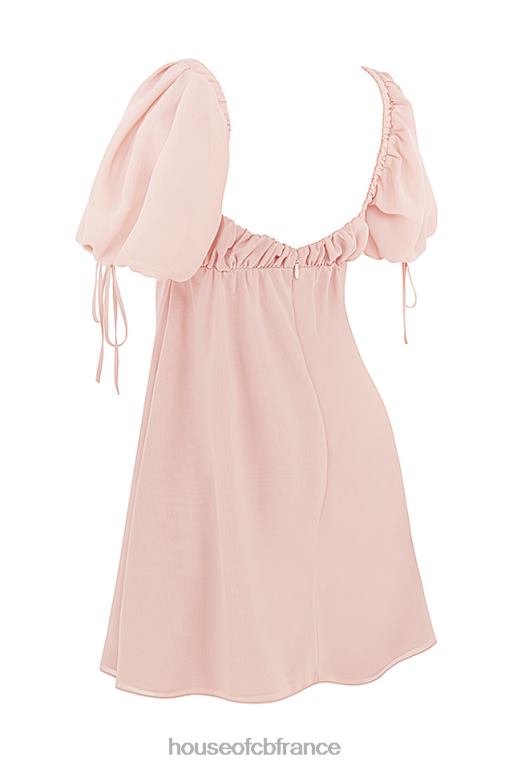 House of CB mini-robe princesse quartz rose N888H434 vêtements