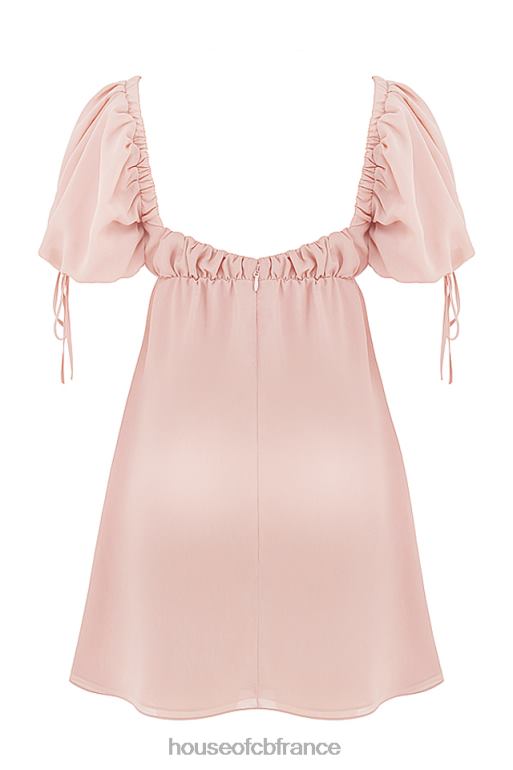 House of CB mini-robe princesse quartz rose N888H434 vêtements