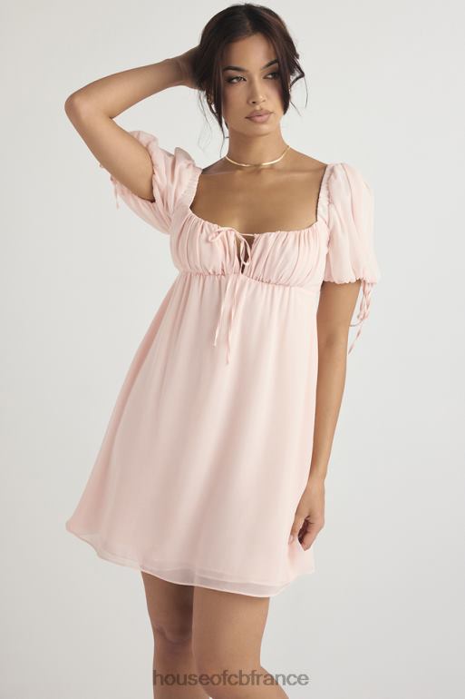 House of CB mini-robe princesse quartz rose N888H434 vêtements