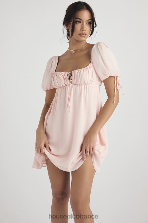 House of CB mini-robe princesse quartz rose N888H434 vêtements