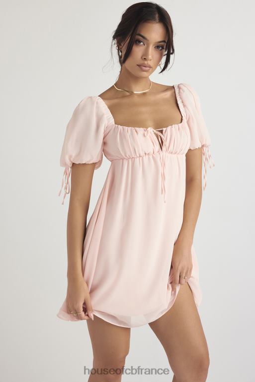 House of CB mini-robe princesse quartz rose N888H434 vêtements