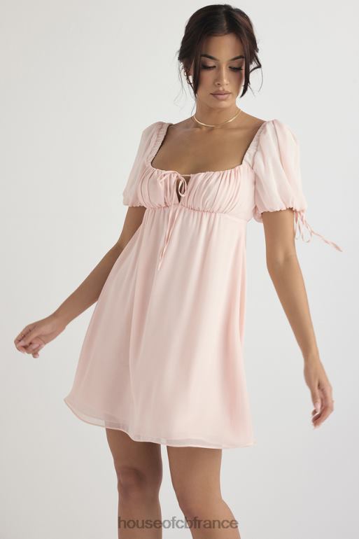 House of CB mini-robe princesse quartz rose N888H434 vêtements