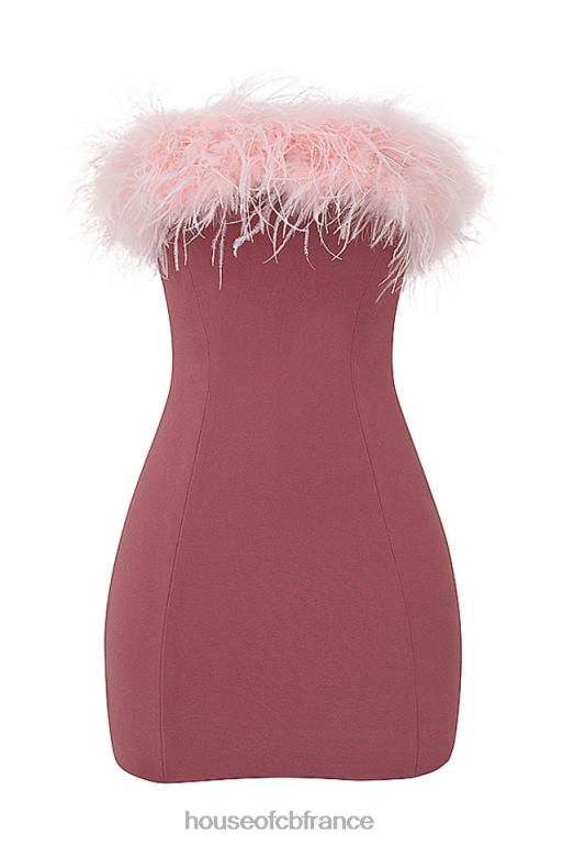 House of CB mini-robe rose chaud Alexa N888H219 vêtements