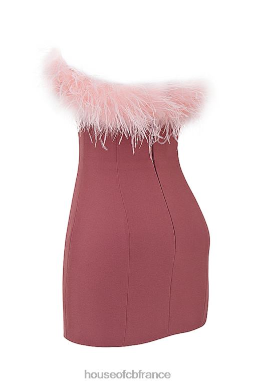 House of CB mini-robe rose chaud Alexa N888H219 vêtements