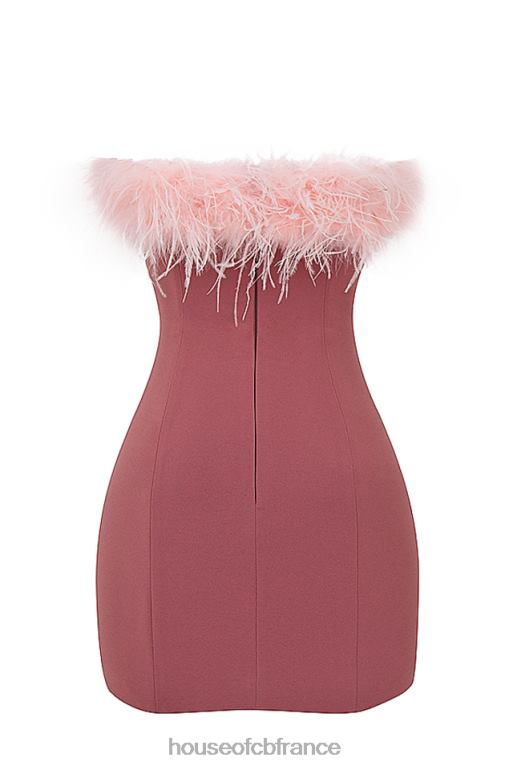 House of CB mini-robe rose chaud Alexa N888H219 vêtements