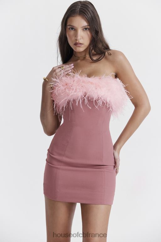 House of CB mini-robe rose chaud Alexa N888H219 vêtements