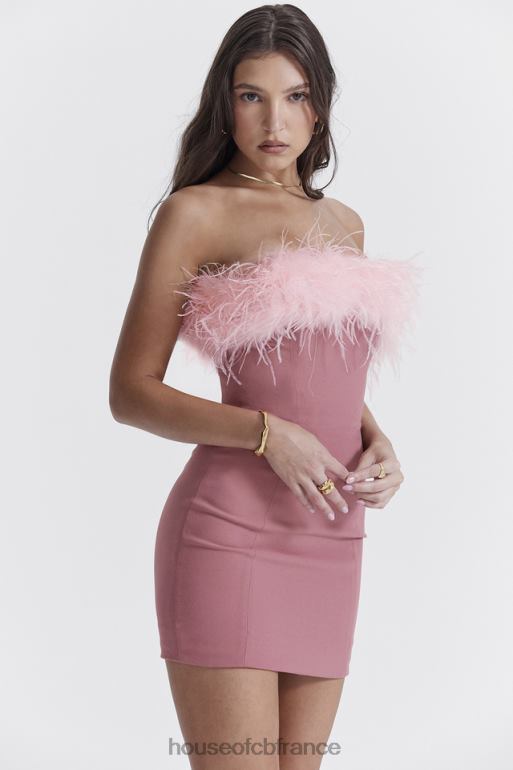 House of CB mini-robe rose chaud Alexa N888H219 vêtements