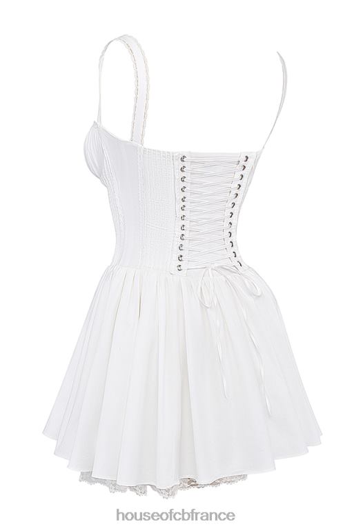 House of CB robe courte corset blanche pietra N888H210 vêtements