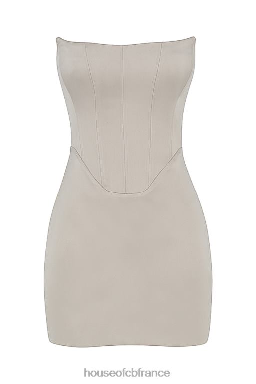 House of CB robe courte corset huître magdalena N888H448 vêtements