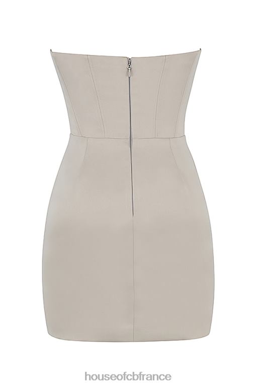 House of CB robe courte corset huître magdalena N888H448 vêtements