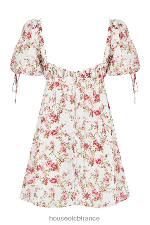 House of CB robe courte à imprimé princesse rose N888H435 vêtements
