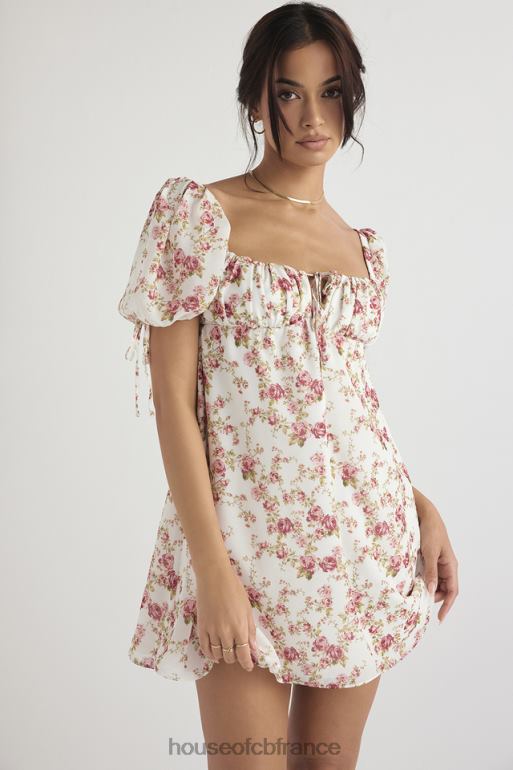 House of CB robe courte à imprimé princesse rose N888H435 vêtements