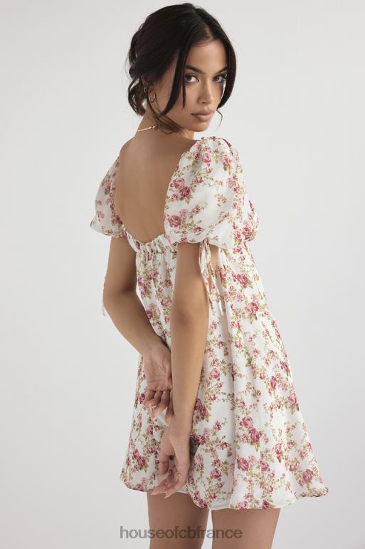 House of CB robe courte à imprimé princesse rose N888H435 vêtements