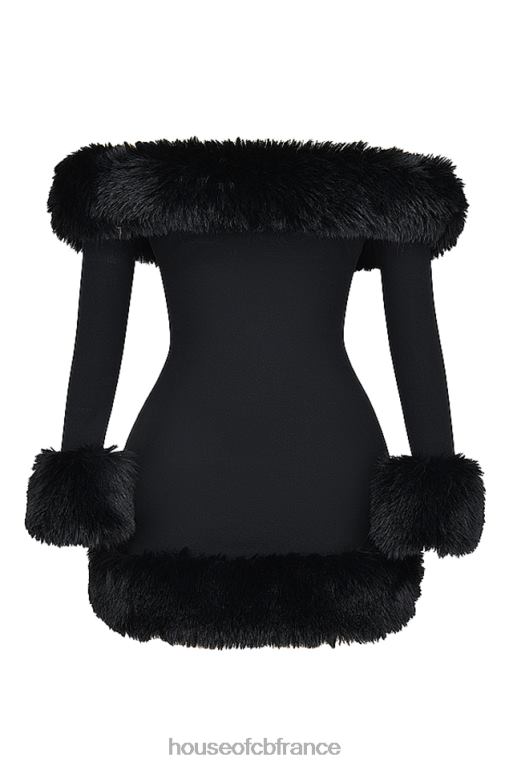 House of CB robe courte keilani noire N888H128 vêtements