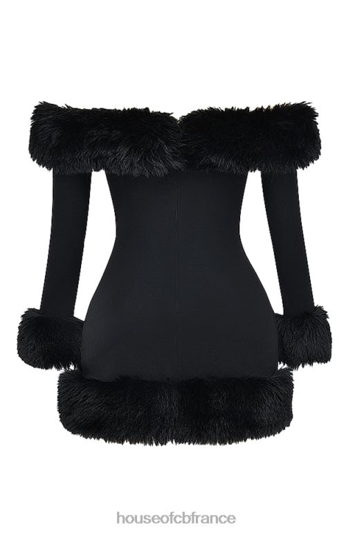 House of CB robe courte keilani noire N888H128 vêtements