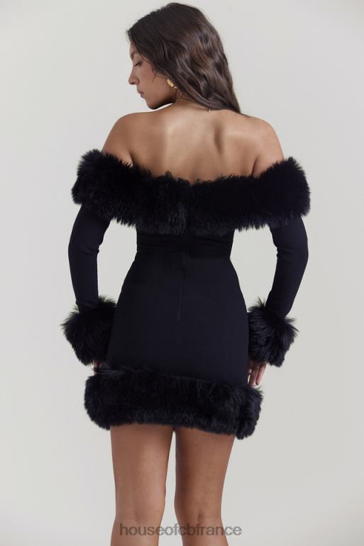 House of CB robe courte keilani noire N888H128 vêtements
