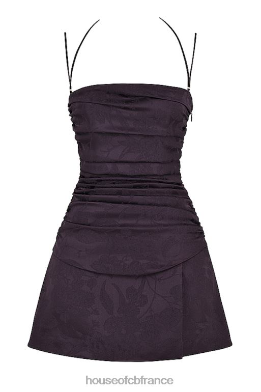 House of CB robe courte melia morelle corset N888H390 vêtements