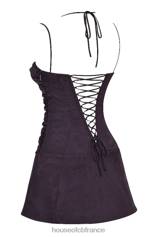 House of CB robe courte melia morelle corset N888H390 vêtements