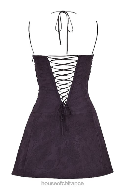 House of CB robe courte melia morelle corset N888H390 vêtements