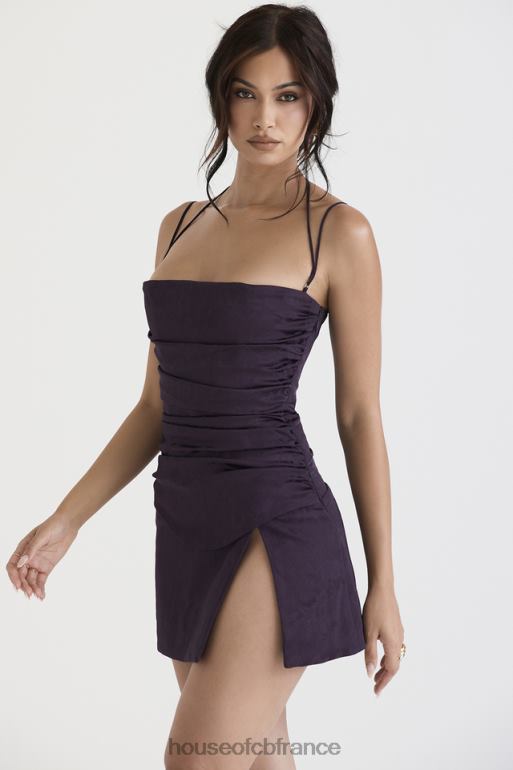 House of CB robe courte melia morelle corset N888H390 vêtements