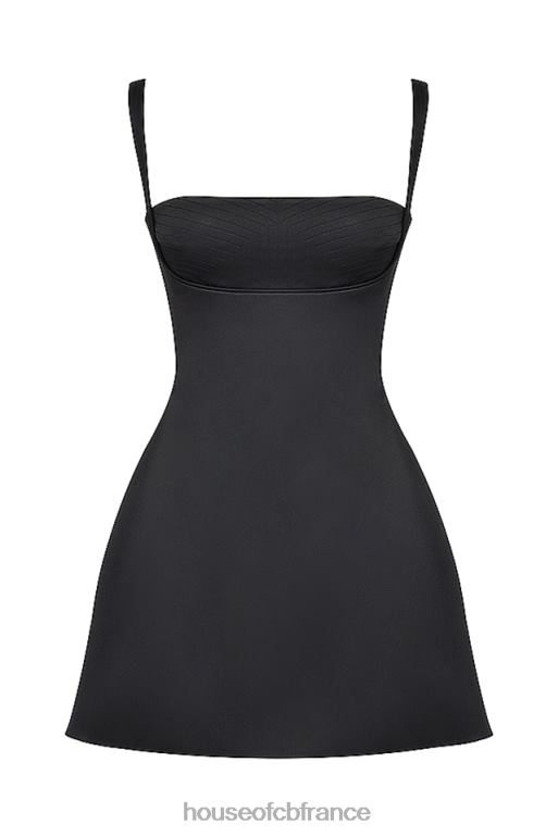 House of CB robe courte noire kara N888H223 vêtements