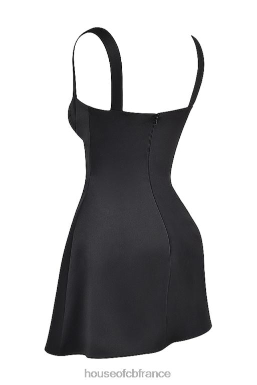 House of CB robe courte noire kara N888H223 vêtements