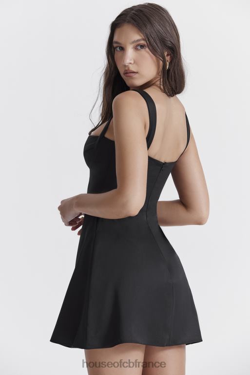 House of CB robe courte noire kara N888H223 vêtements