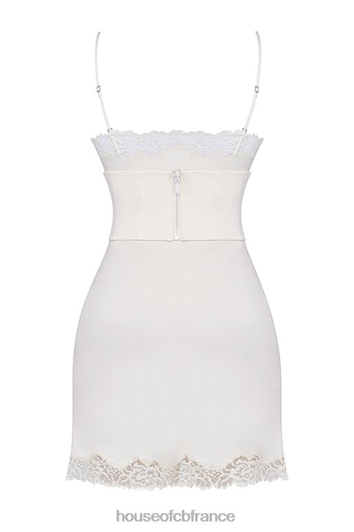 House of CB robe nuisette en satin ivoire Soraya N888H279 vêtements