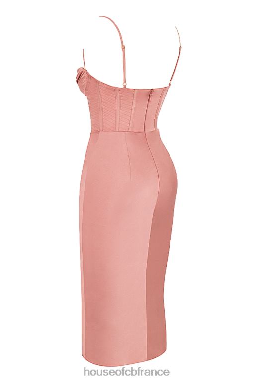 House of CB myrna rose - robe nuisette corset en satin N888H525 vêtements